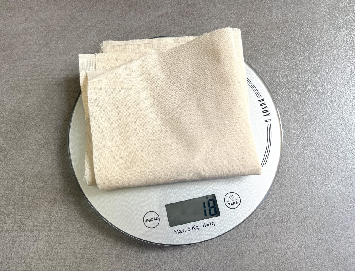Hemos hecho la prueba con nuestras telas de 140 gr. Hemos hecho la prueba con nuestras telas de 140 gr.